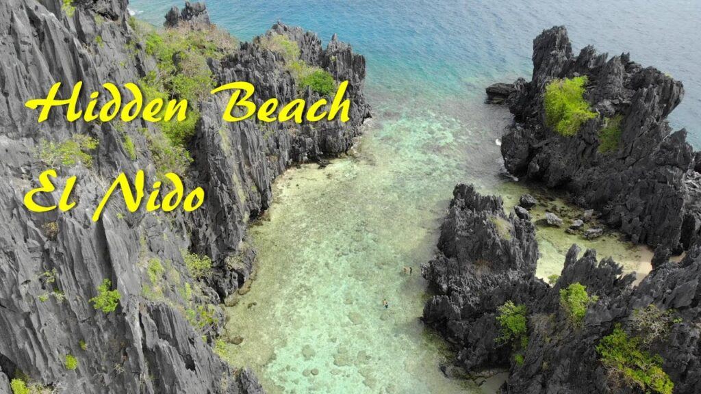 Hidden Beach – El Nido, Palawan, Philippines – 4K Drone